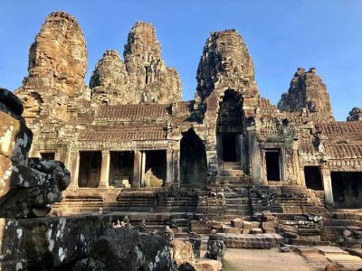 Temple and Beach